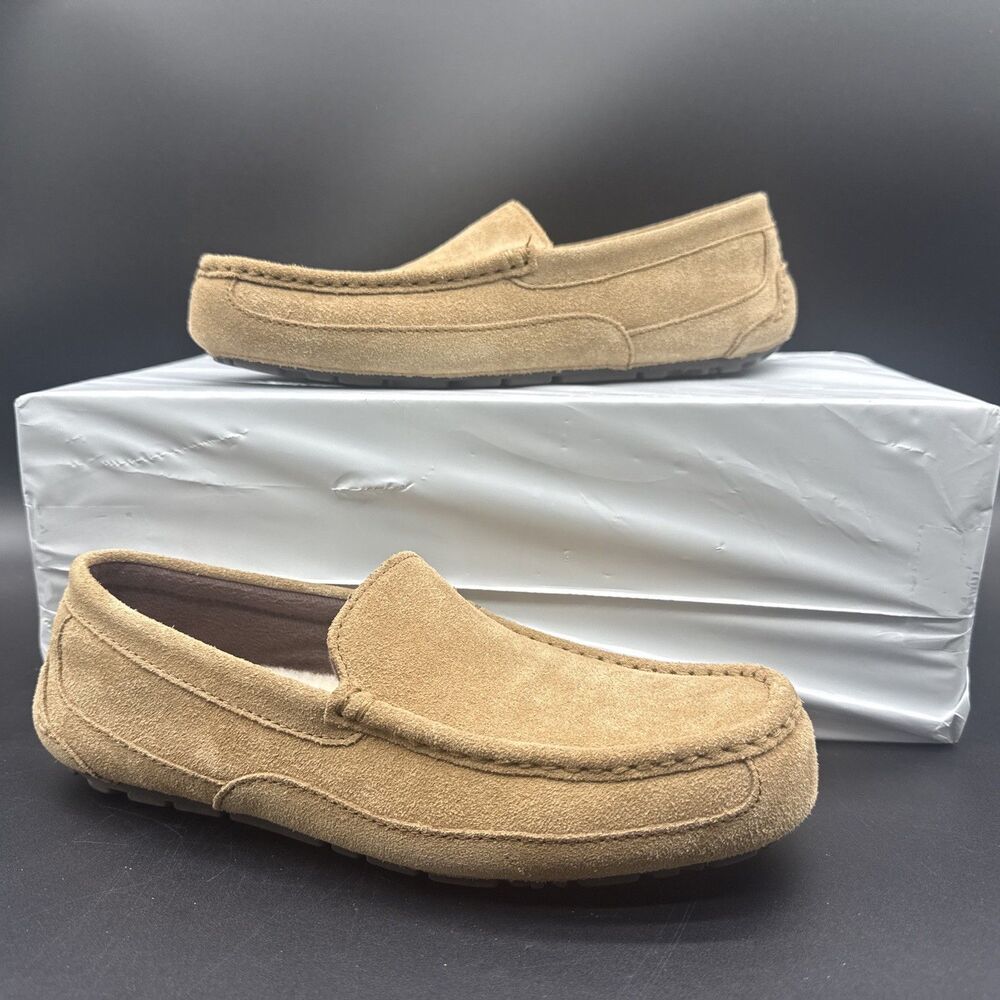 NWOB Ugg Adlers Men’s 8 Brown Suede G1HMYR9MP53V8TQ